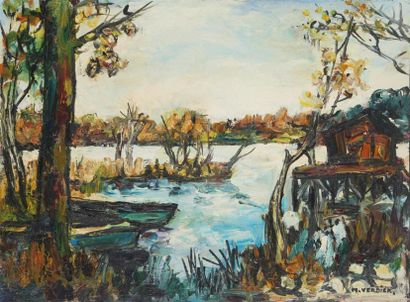 Maurice VERDIER (1919)
L'étang aux arbres...