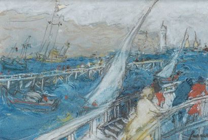 Jean FUSARO (né en 1925)
Régate Pastel gras...