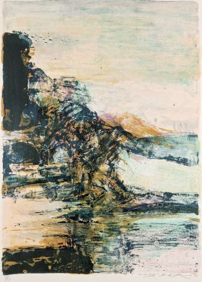 Zao WOU-KI (né en 1921)
Sans titre, 1988....
