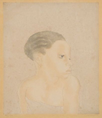 Leonard Tsuguharu FOUJITA (1886-1968)
Portrait...