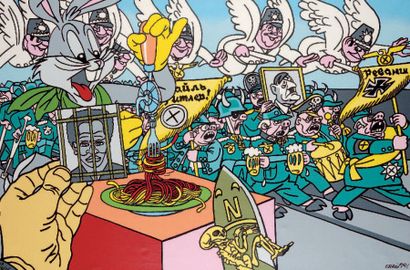 Gudmundur ERRO (né en 1932)
Sans titre, 1991....
