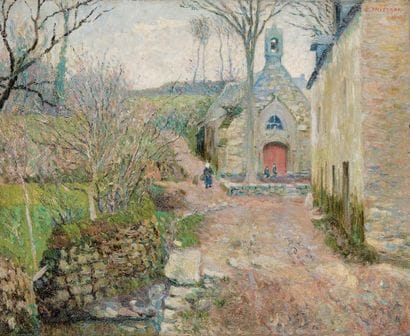 Gaston THIESSON (1882-1920)
Le parvis de...