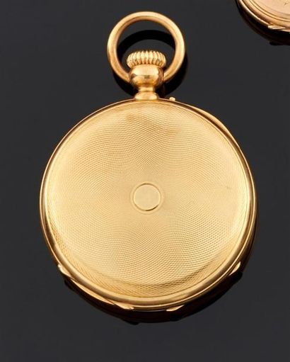 MONTRE de poche à remontoir au pendant en...