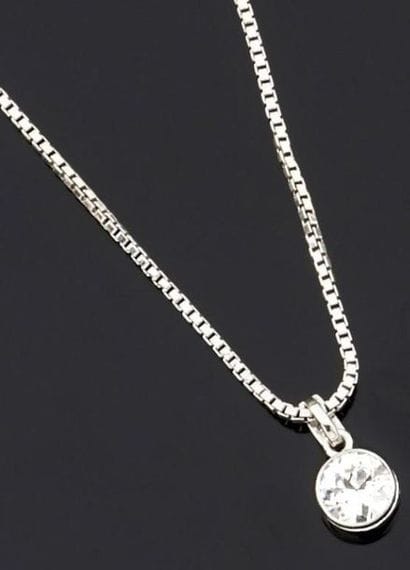 COLLIER articulé en argent 925°/oo retenant...