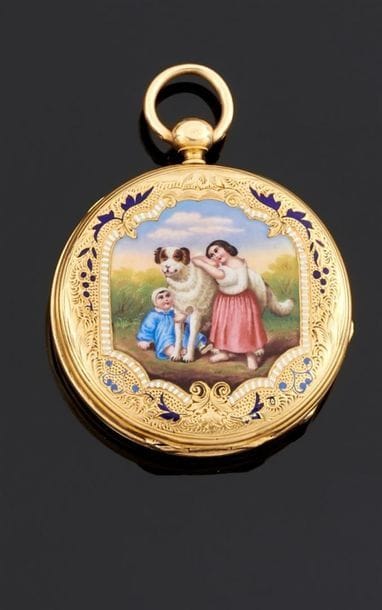 TRAVAIL SUISSE vers le début du XIXème siècle
Montre...