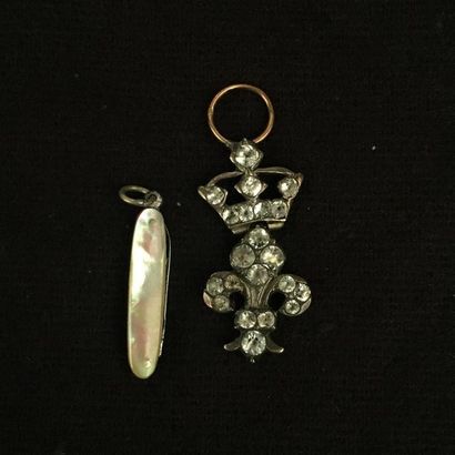LOT en argent 800 et 950°/oo comprenant :...