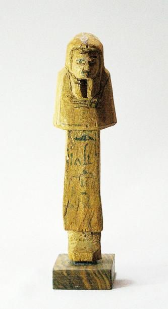 OUSHEBTI DE DJEHOUTYMÈS en bois sculpté,...