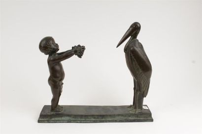 Paul SILVESTRE (1884-1976)
Enfant au pélican...