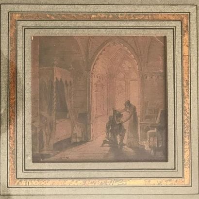 Attribué à Jean-Baptiste ISABEY (1767-1855)...