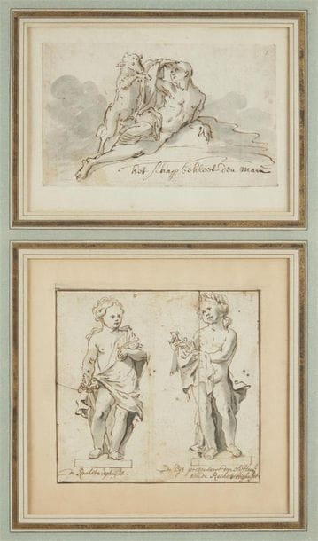 Attribué à Jacob de WIT (1695 - 1754)
Figures...