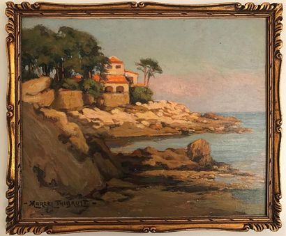 Marcel THIBAULT (XX)
Bord de mer aux Issambres...
