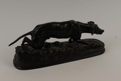 D'après Pierre-Jules MENE (1810-1879) 
Chien...