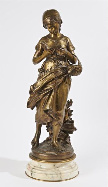 Mathurin MOREAU (1822-1912)
Jeune écolière...