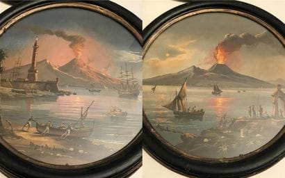 ECOLE ITALIENNE dans le goût des gouaches...