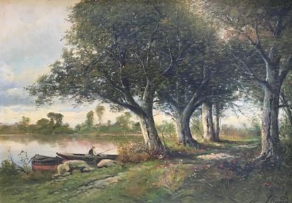 René Frédéric RICARD (1889-?)
Pecheur en...