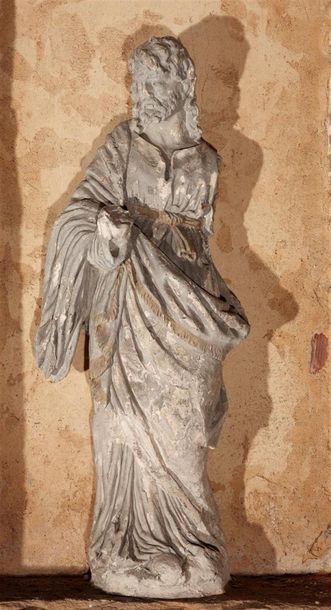 ECOLE FRANCAISE du XVIIe siècle
Saint apôtre
Sculpture...