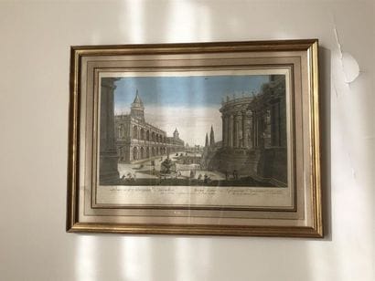 ENSEMBLE de gravures sous verre, comprenant...