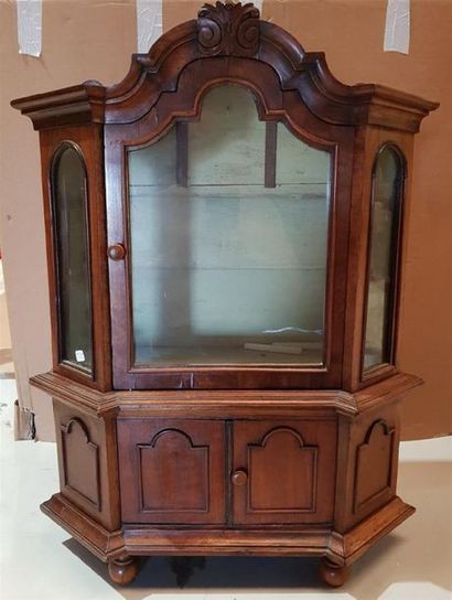 PETITE VITRINE de poupée de style hollandais...