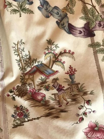 Lot de rideaux en coton 
