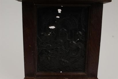 PLAQUE en cuivre présentant La nativité dans...