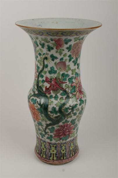 CHINE, fin du XIXe siècle
Vase yan-yan en...