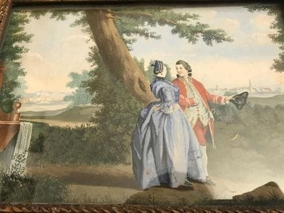 ECOLE FRANCAISE de la fin du XVIIIe siècle...