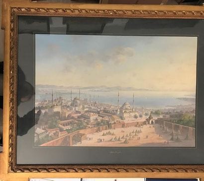 ECOLE ITALIENNE dans le goût des gouaches...