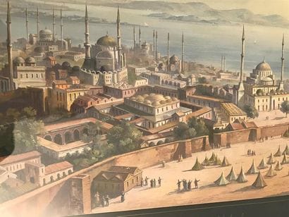 ECOLE ITALIENNE dans le goût des gouaches...