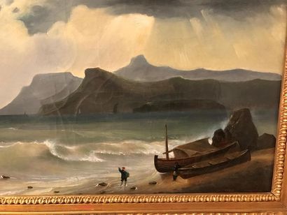 Attribué à Théodore GUDIN (1802-1880)
Marine...