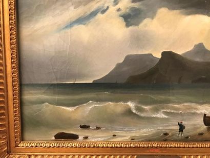 Attribué à Théodore GUDIN (1802-1880)
Marine...