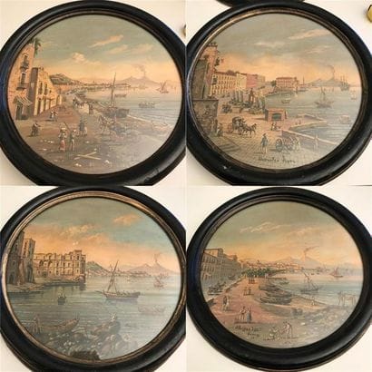 ECOLE ITALIENNE dans le goût des gouaches...
