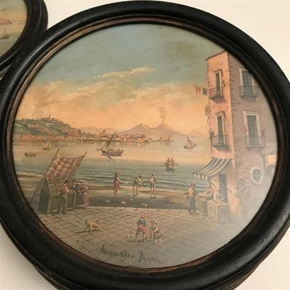 ECOLE ITALIENNE dans le goût des gouaches...