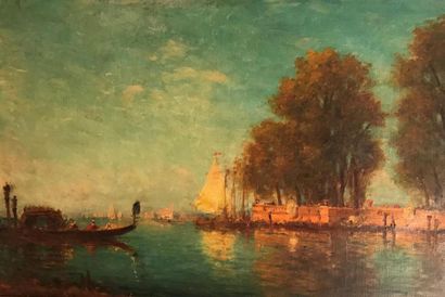 ECOLE ITALIENNE de la fin du XIXe siècle...