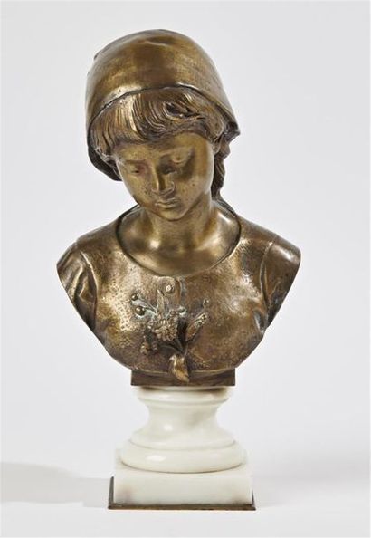 D'après Mathurin MOREAU (1822-1912) 
Buste...
