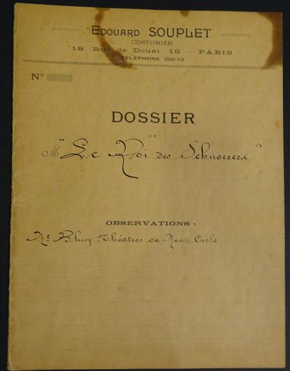 BENOIS ALEXANDRE. Attribué à. Ensemble de...