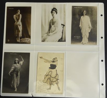 BALLETS ET ARTISTES RUSSES. Ensemble de 11...