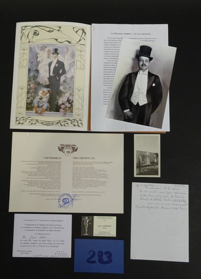 DIAGHILEV. Photographie de la tombe de Diaghilev...