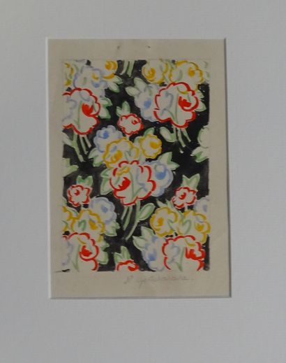 GONTCHAROVA NATHALIA. Projet de décor, 