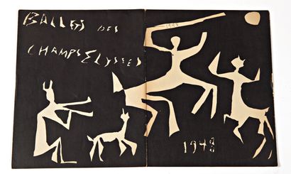 BALLETS DES CHAMPS ELYSÉES. Programme 1948,...