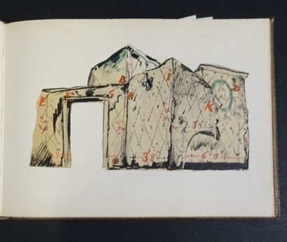 DOBOUJINSKY MISLAV. Album de 30 gouaches,...