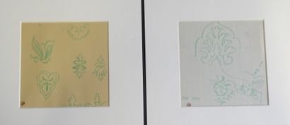DOBOUJINSKY MISLAV. 5 projets d'éléments...
