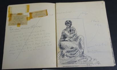 BERNARD DAYDÉ. Maquette pour le programme...