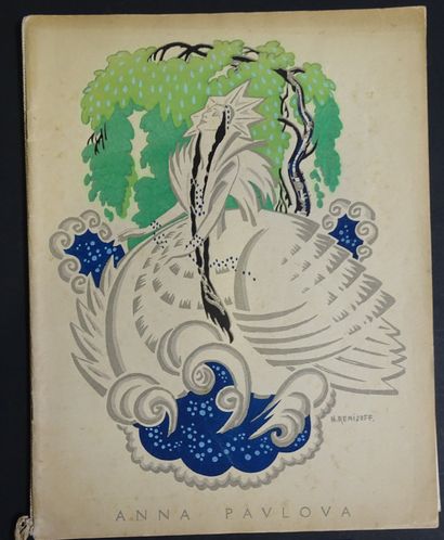 ANNA PAVLOVA. Programme daté juin 1921, Anna...