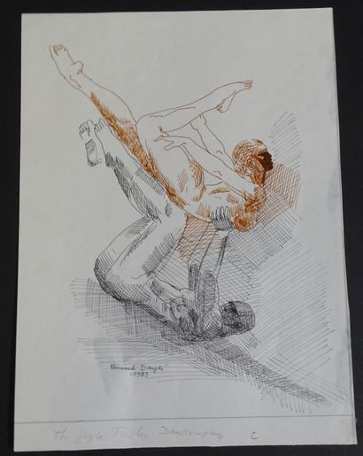BERNARD DAYDÉ. Dessin pour 
