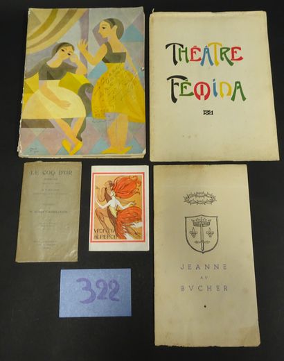 Revue dédiée à la danse, 1962 dédicacé sur...