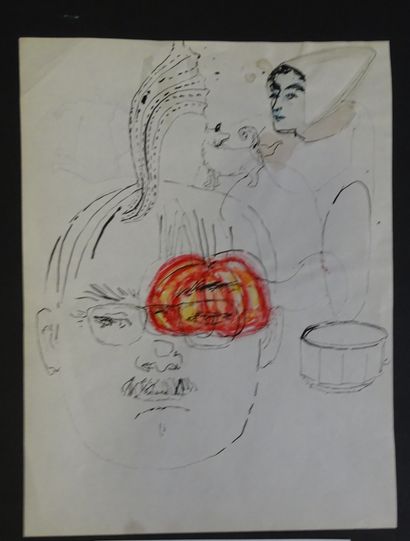 GONTCHAROVA NATHALIA. Personnages russe,...