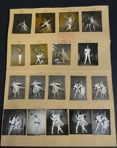 BALLETS DES CHAMPS ELYSÉES. Ensemble de 313...