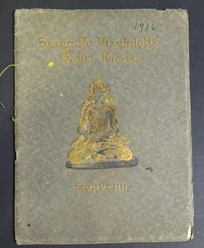 BALLETS RUSSE DE SERGE DE DIAGHILEV. Programme...