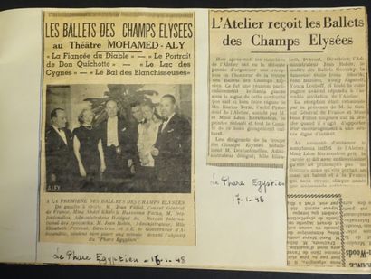 BALLETS DES CHAMPS ELYSÉES. Carnet de la...