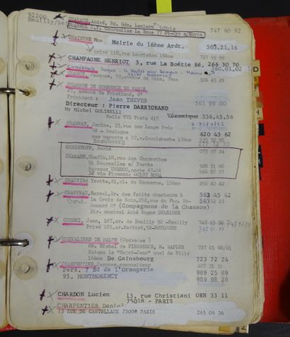 THEÂTRE DES CHAMPS ELYSÉES. Agenda personnel...